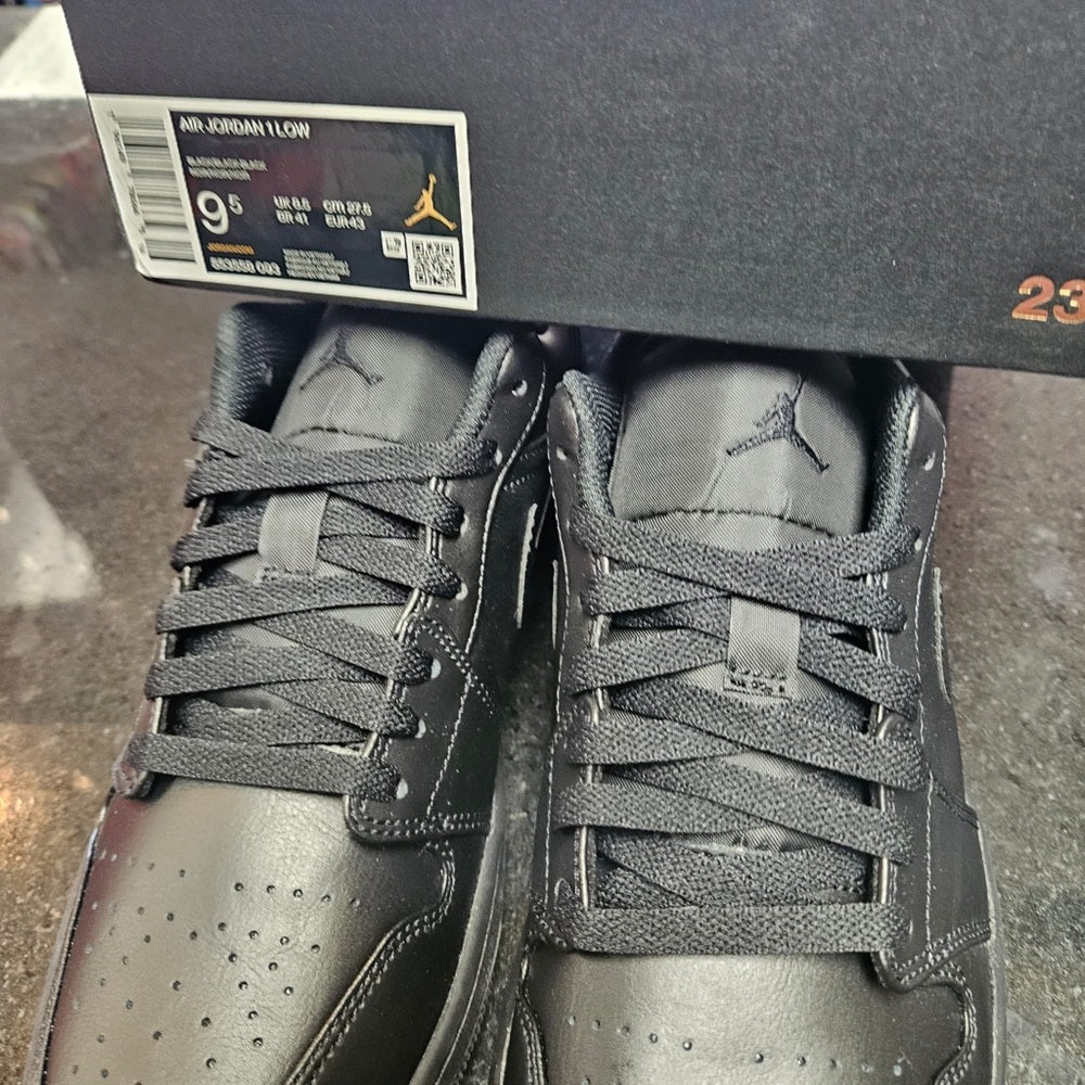 Jordan 1 lows all black sz Various