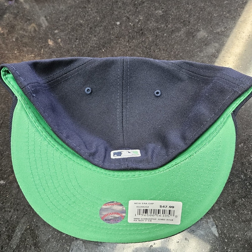 Atlanta braves fitted cap sz 7 1/8