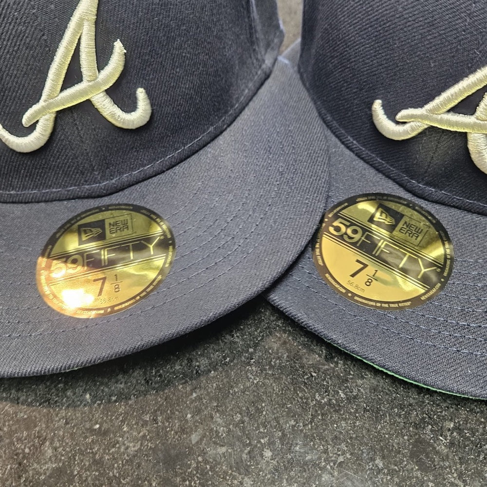 Atlanta braves fitted cap sz 7 1/8