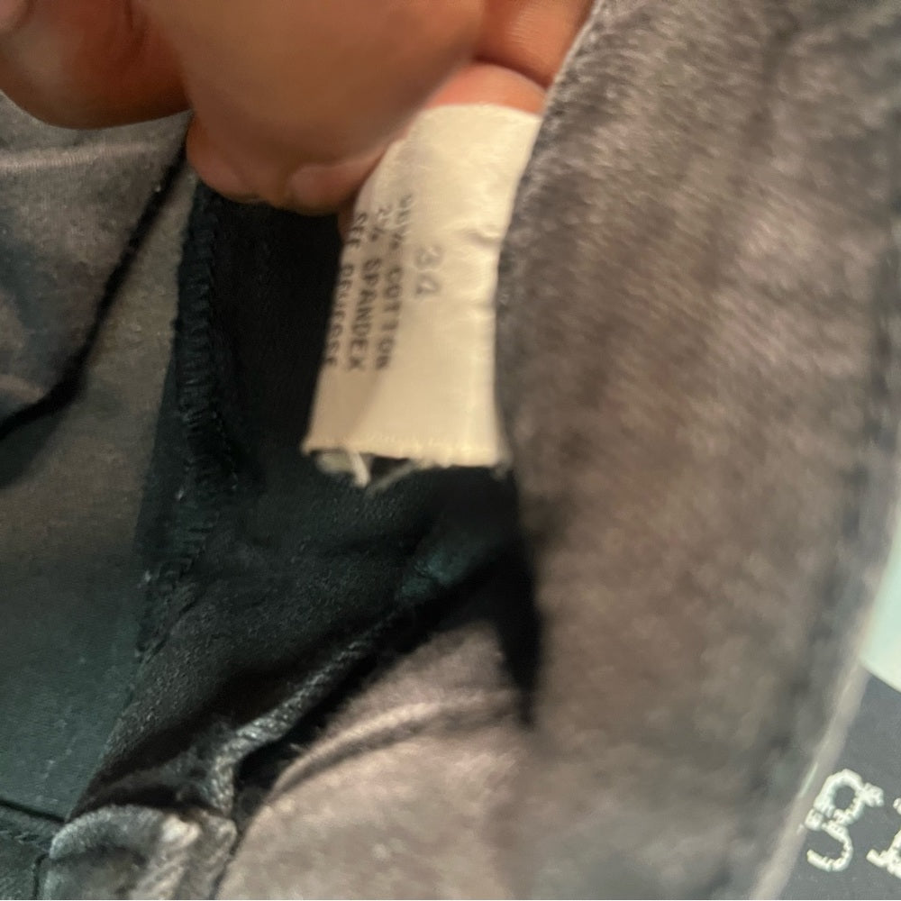 Sz 34 acid wash jeans ripped