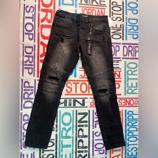Kilogram acid wash denim jeans