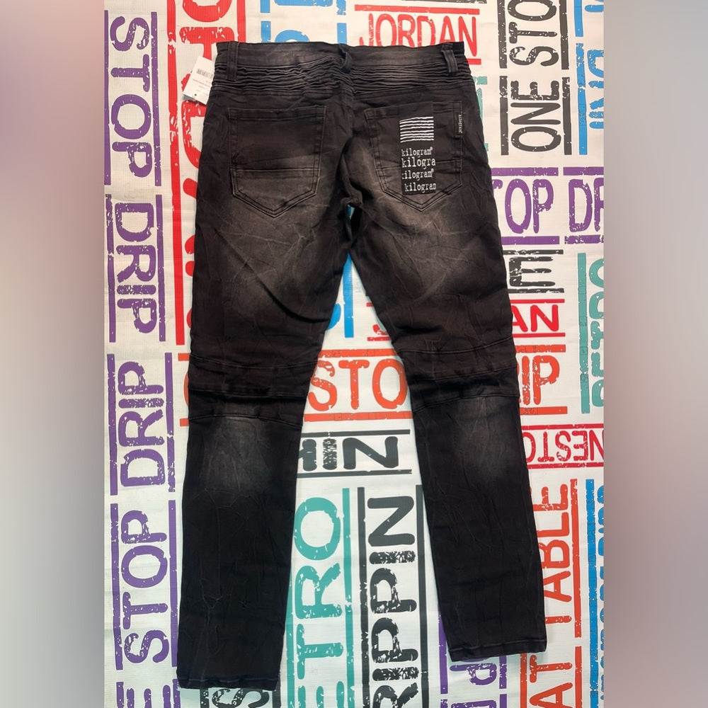 Kilogram acid wash denim jeans