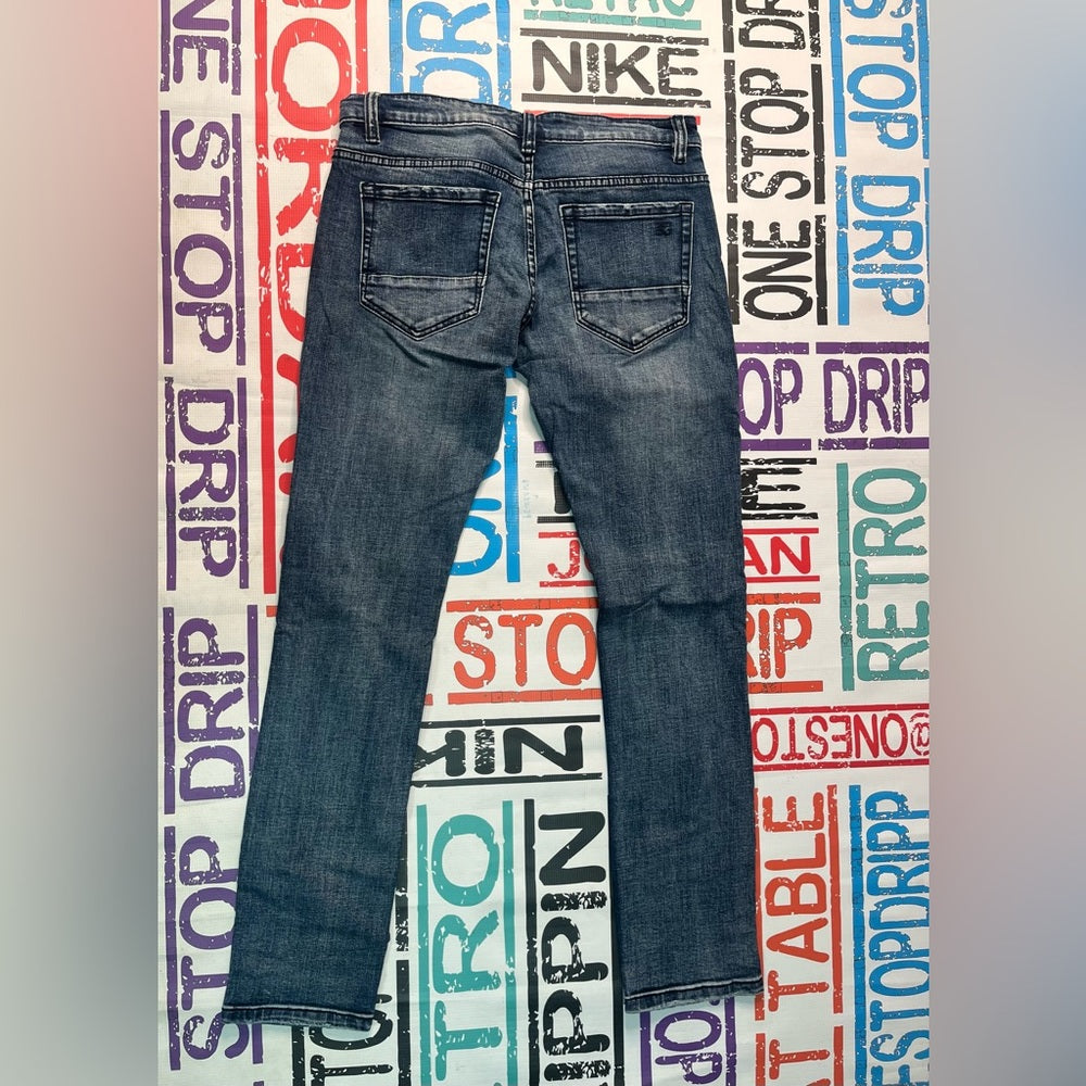 Sz 34 kilogram ripped demin blue jeans
