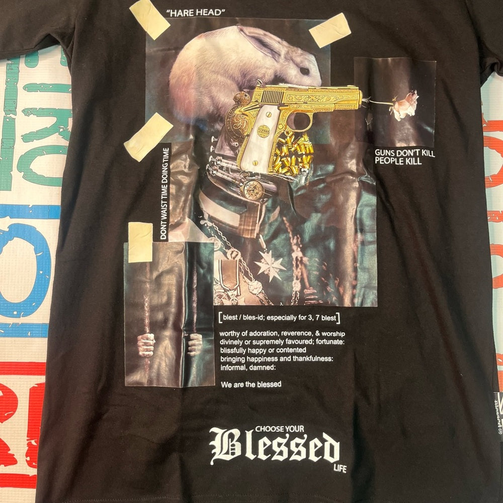 Blessed graphic tee sz medium