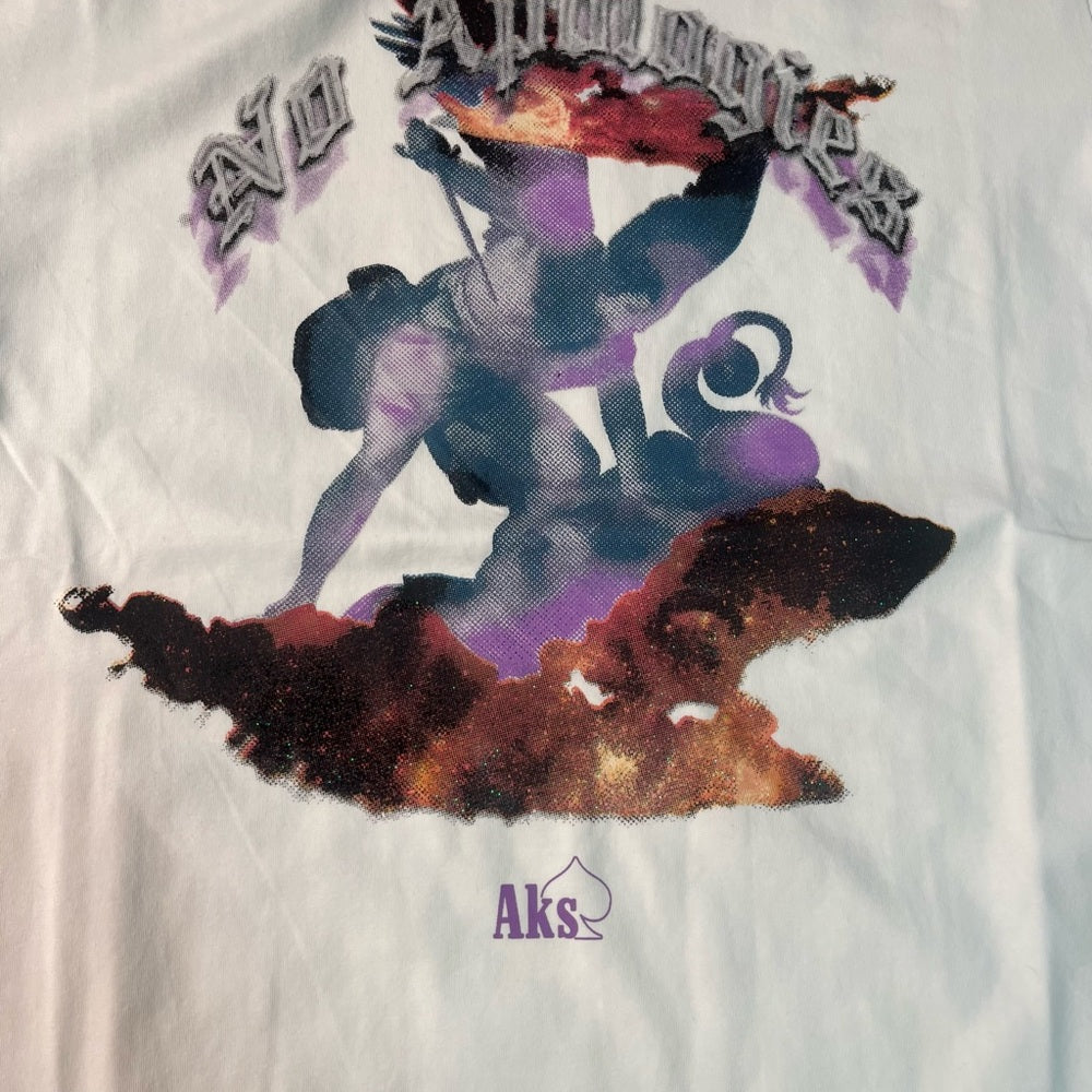 No apologies graphic tee sz various