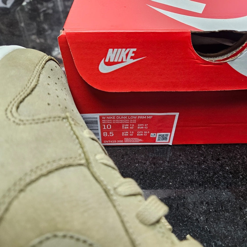 Sz various NIKE DUNK LOW WMNS PREMIUM 'NEUTRAL OLIVE' unisex’s