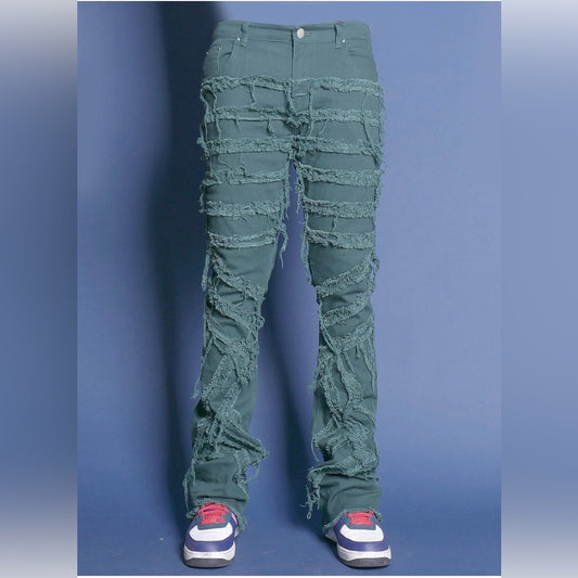Union Stack Pants Green Sz various