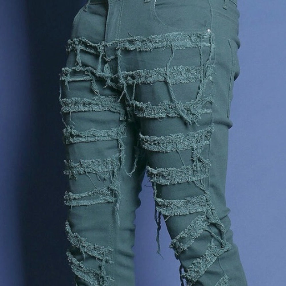 Union Stack Pants Green Sz various