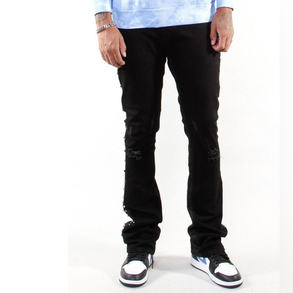 506 Stud Stack Jeans Black Sz various