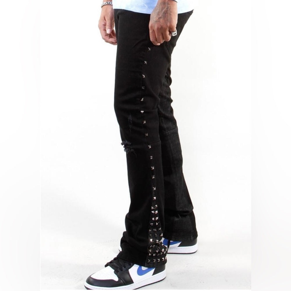 506 Stud Stack Jeans Black Sz various