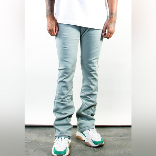 508 "Fence" Stack Jeans Sage Sz various