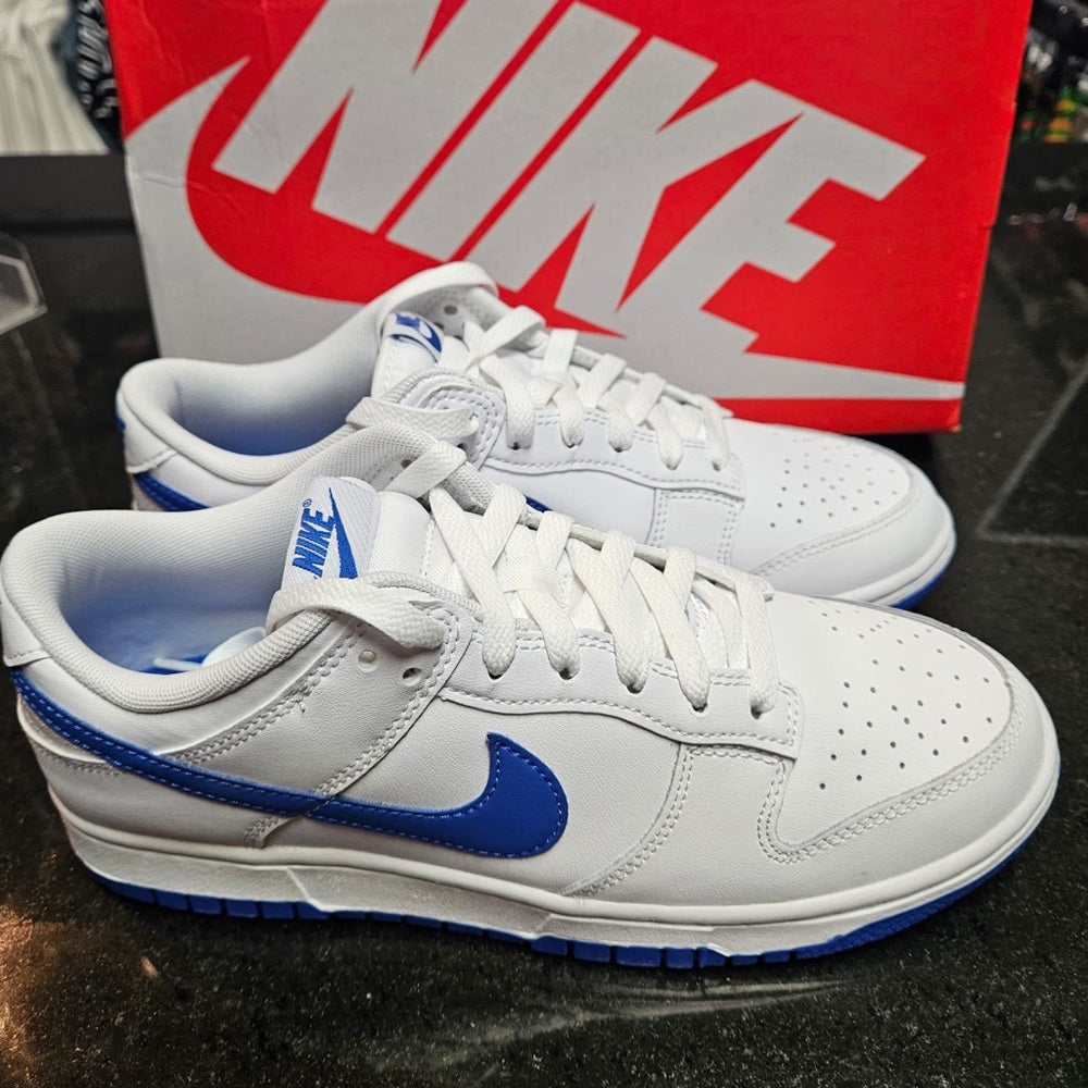 Dunk Low 'White Hyper Royal' sz various