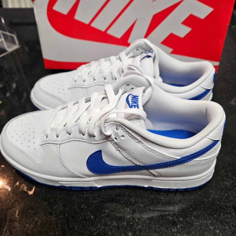Dunk Low 'White Hyper Royal' sz various