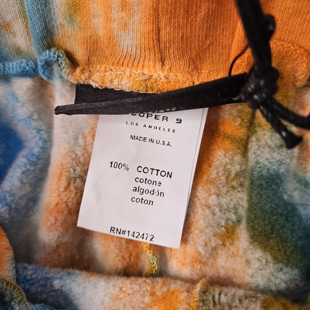 Sz large cotton tye dye shorts