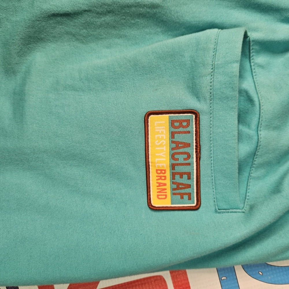 Blac leaf sz large cotton shorts