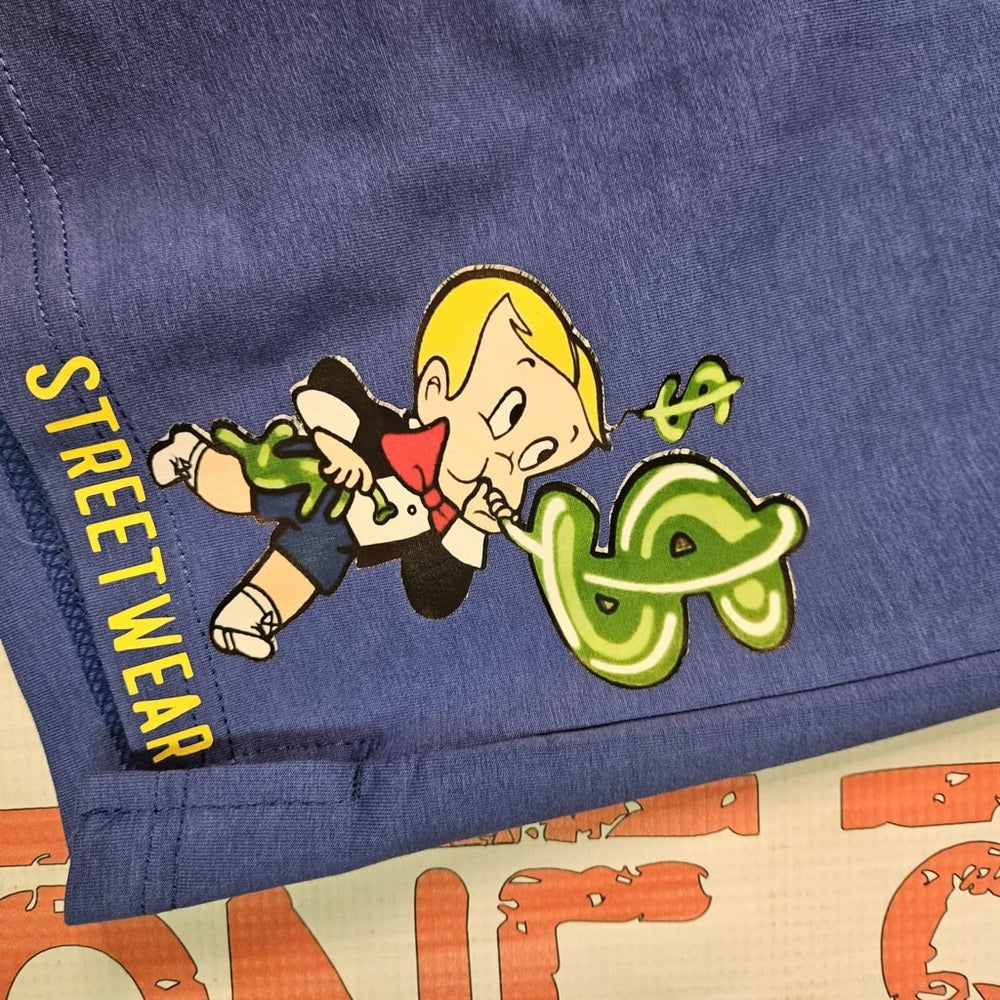 Sz 42 cotton shorts blue Richie