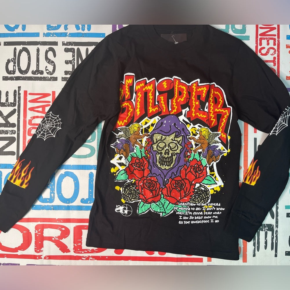 Sniper gang long sleeve Sz various