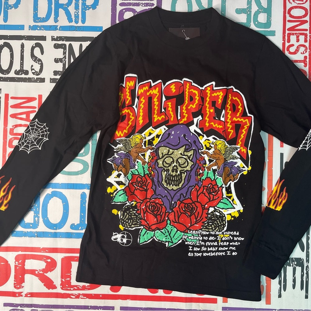 Sniper gang long sleeve Sz various