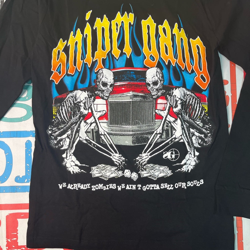Sniper gang long sleeve Sz various