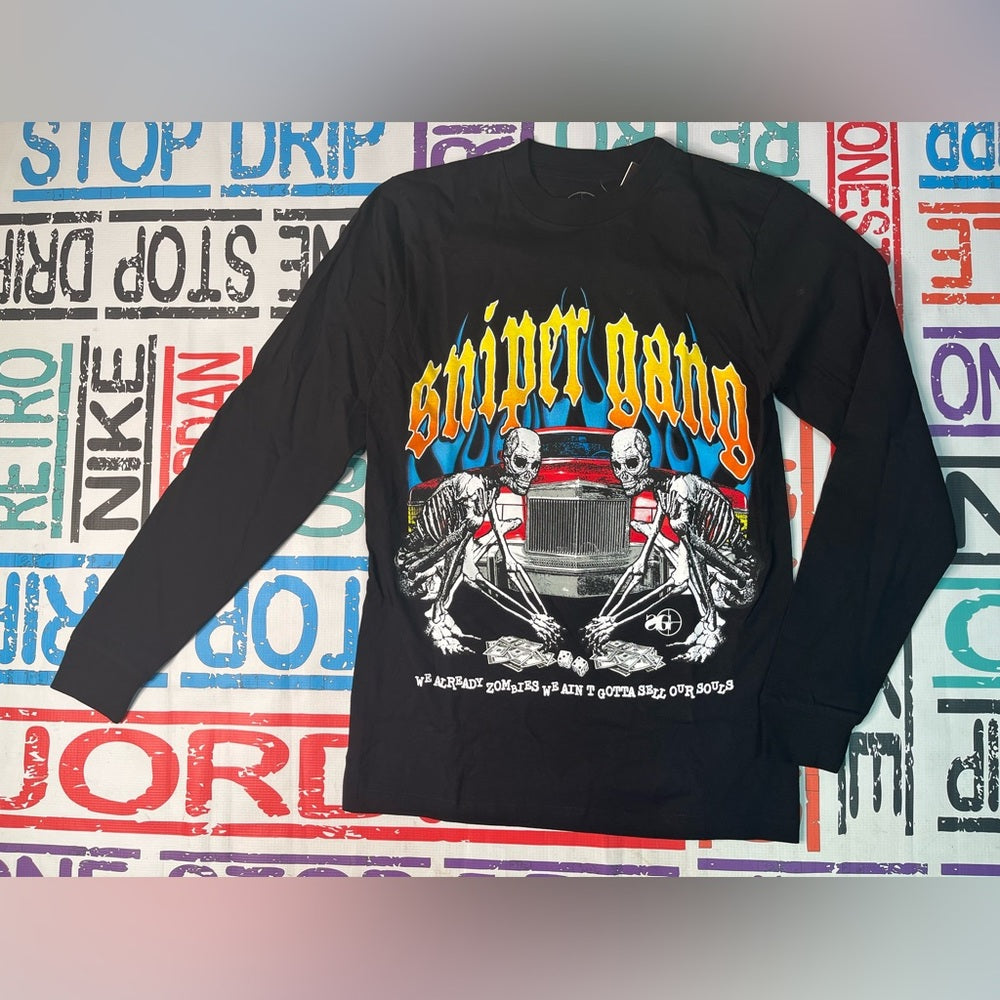 Sniper gang long sleeve Sz various