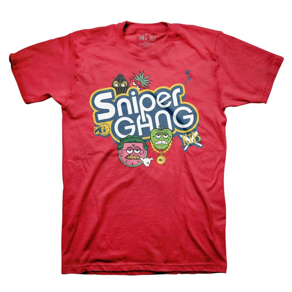 Sniper gang graphic tee sz various