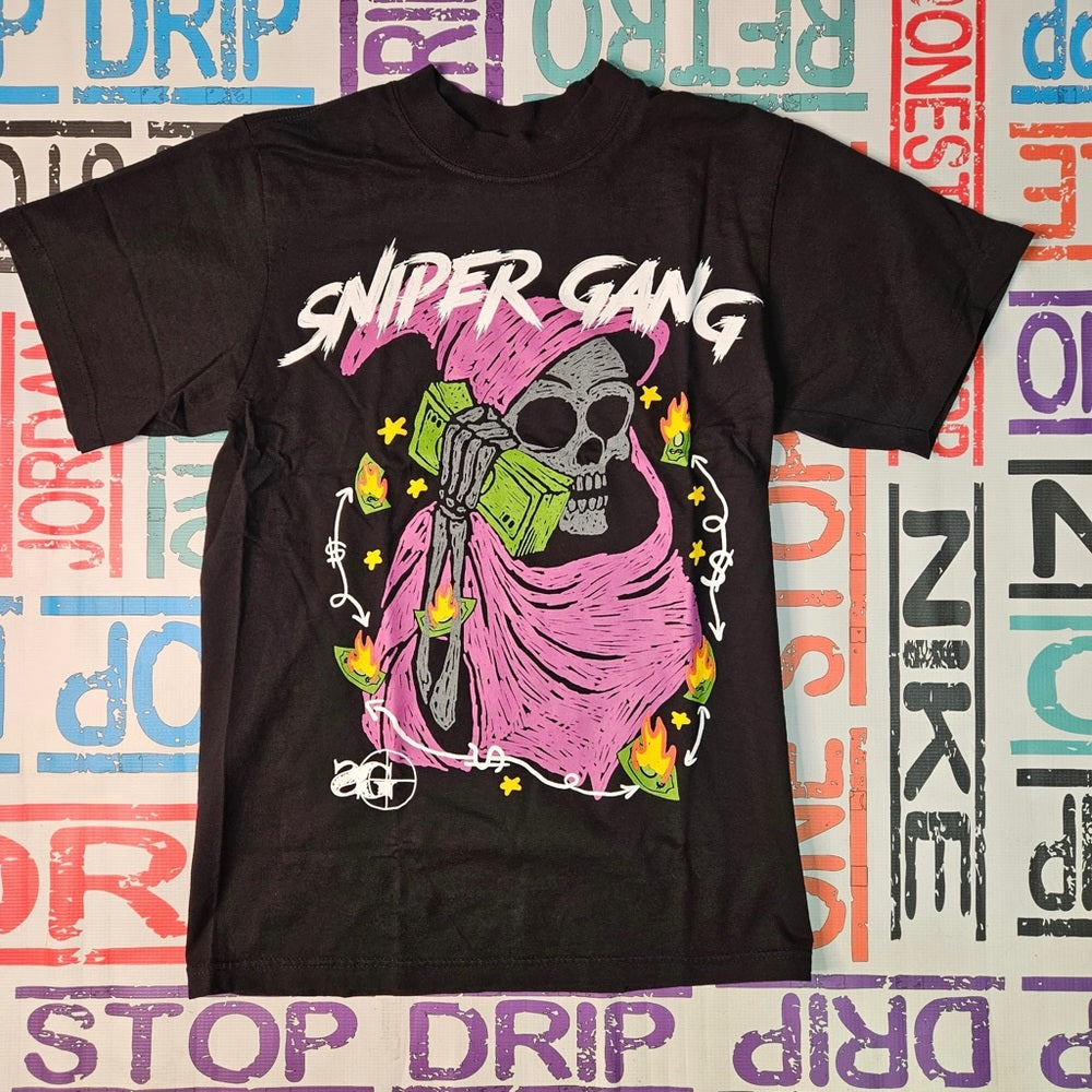 Sniper gang graphic tee sz various