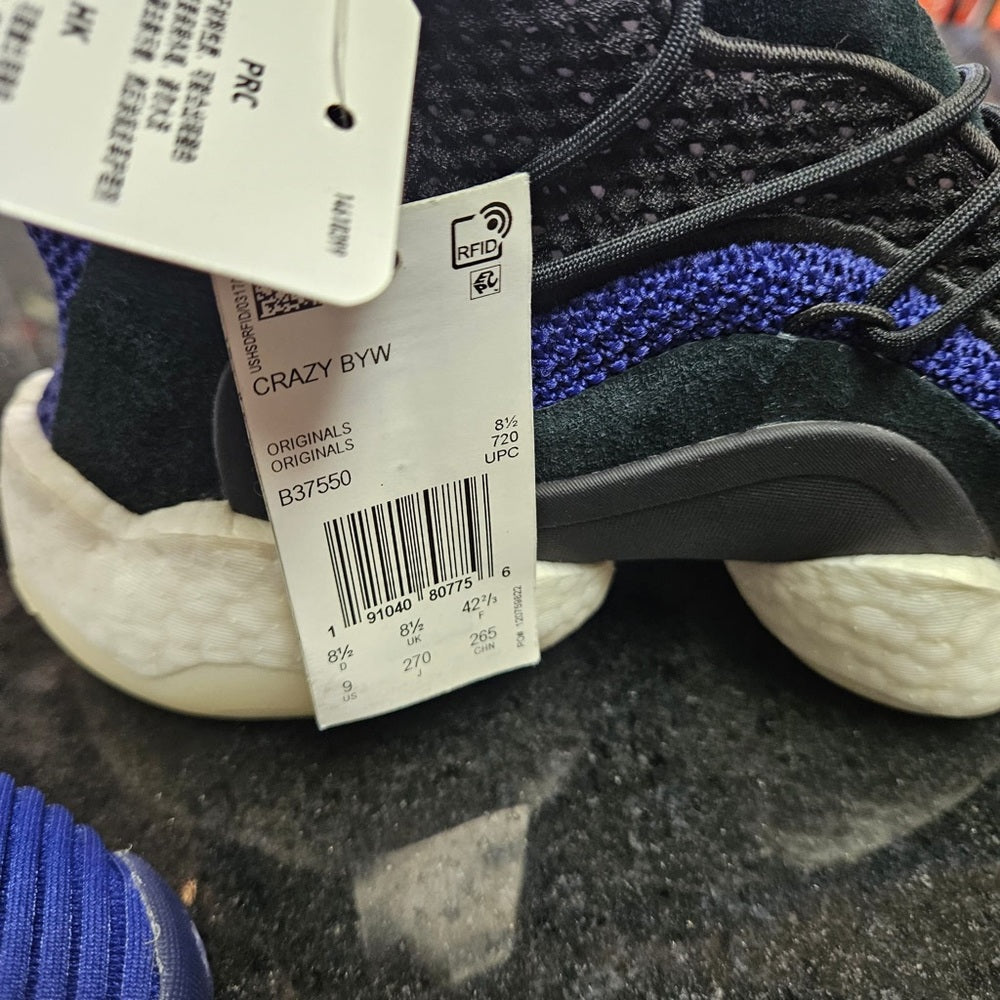 Sz 9 Crazy BYW 'Real Purple' adidas