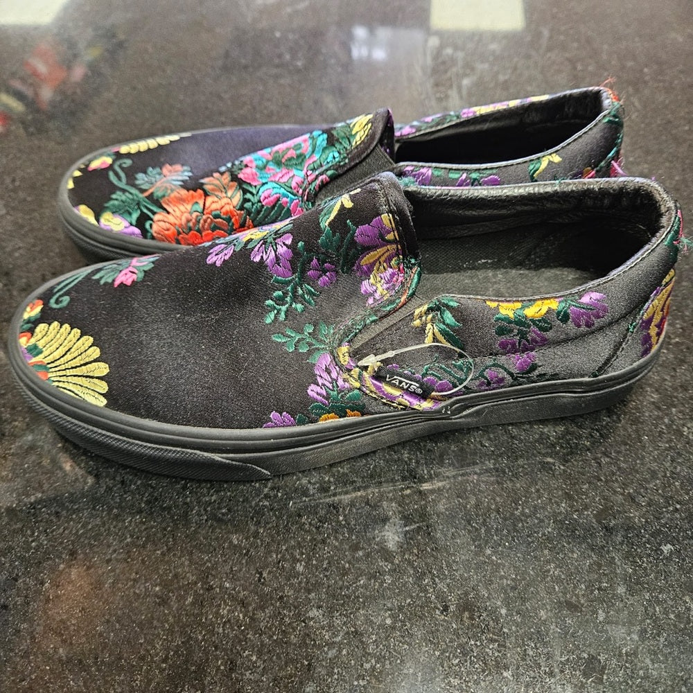 Vans sz 6.5women loafers muti colors