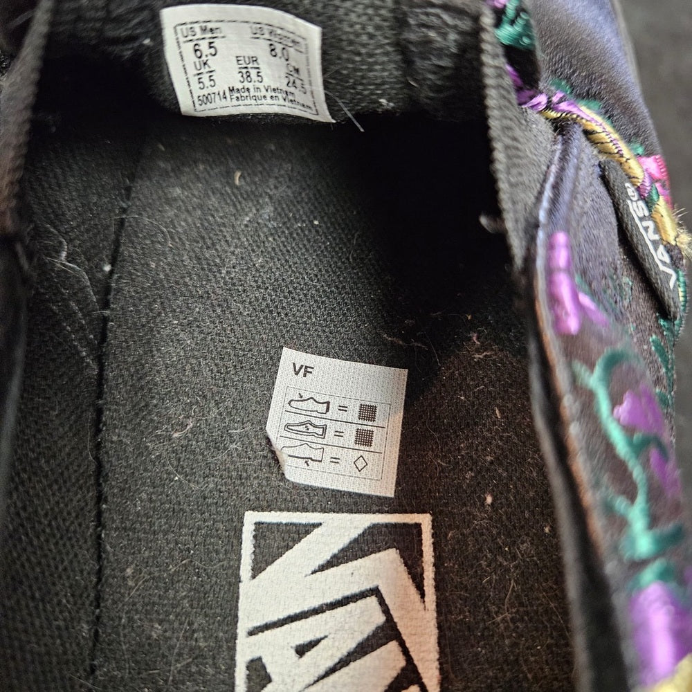 Vans sz 6.5women loafers muti colors