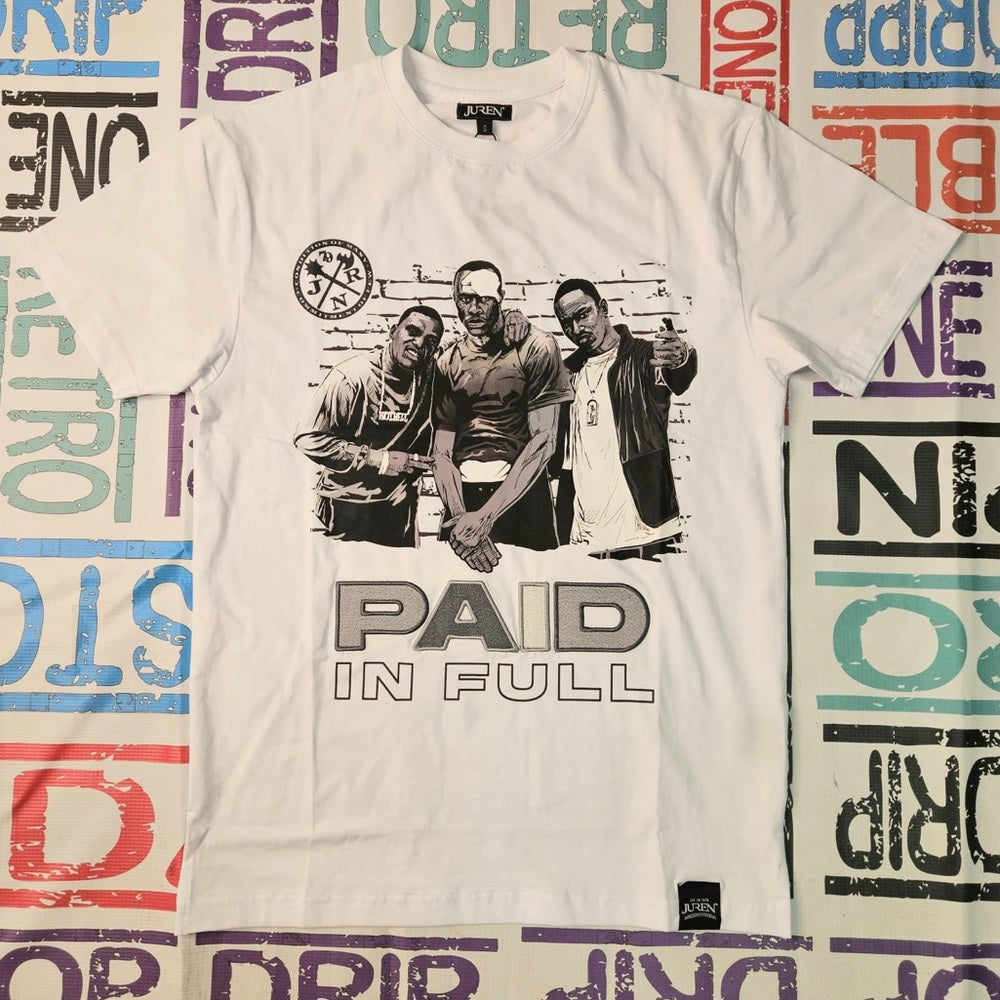 Sz Various Paid in full graphic tee white