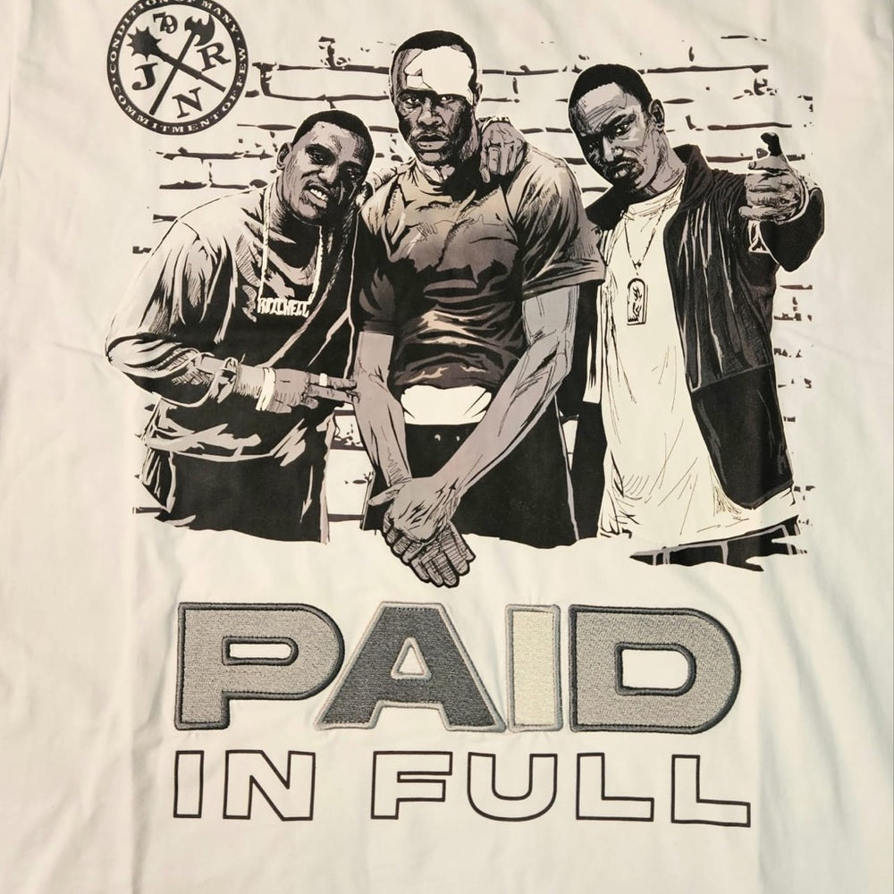 Sz Various Paid in full graphic tee white