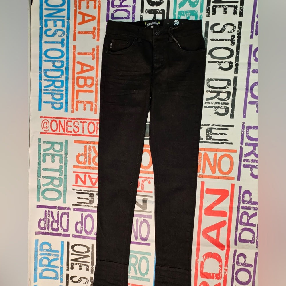 Sz Various denim black super stacks jeans