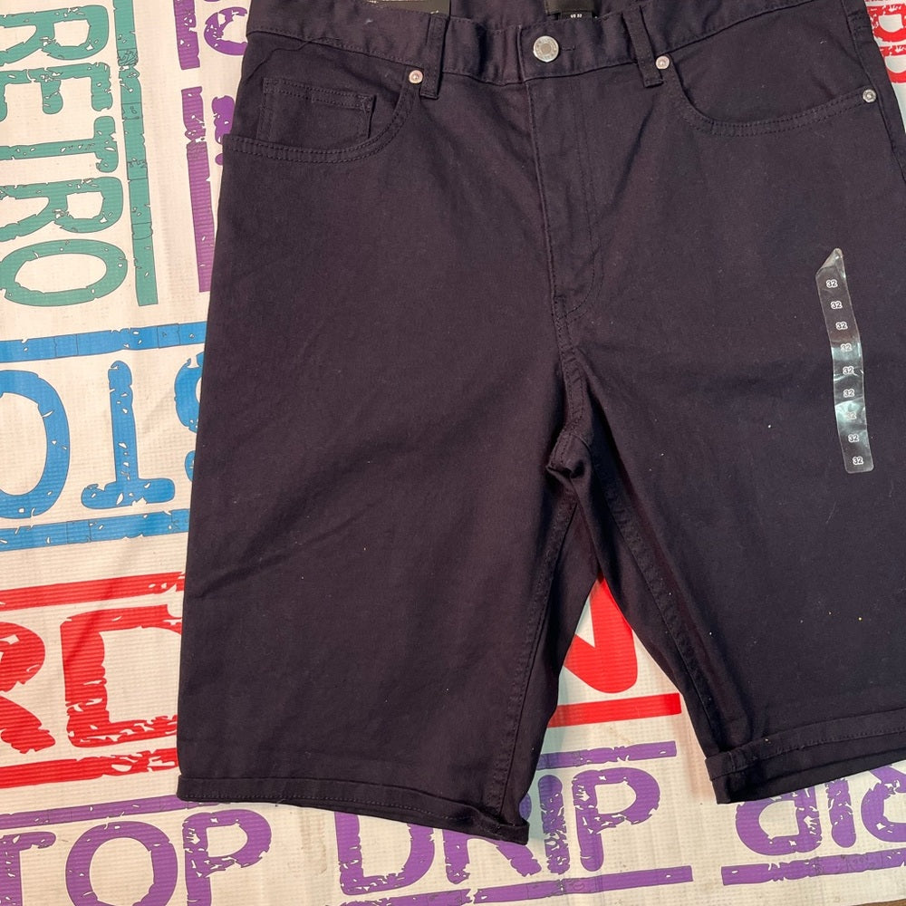 H & M blue casual shorts sz 32
