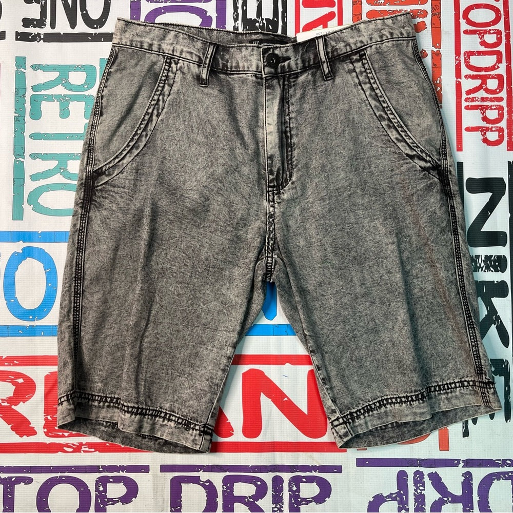 Sz 30 cotton on shorts light wash acid gray