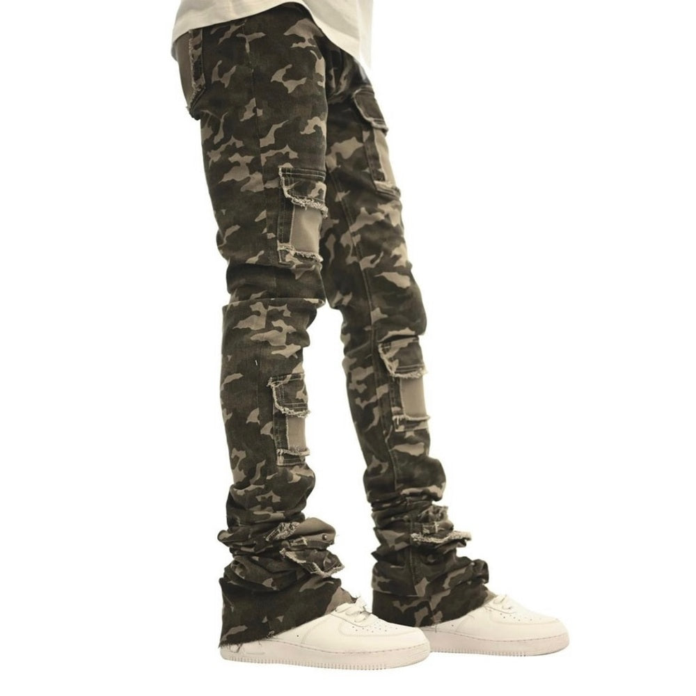 Super stack’s denim stretchy fit sz various camo