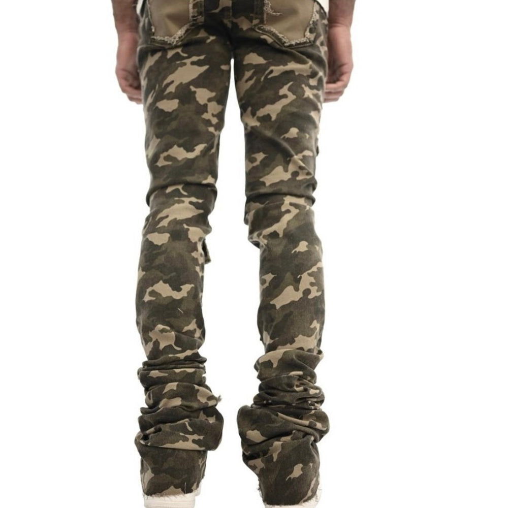 Super stack’s denim stretchy fit sz various camo