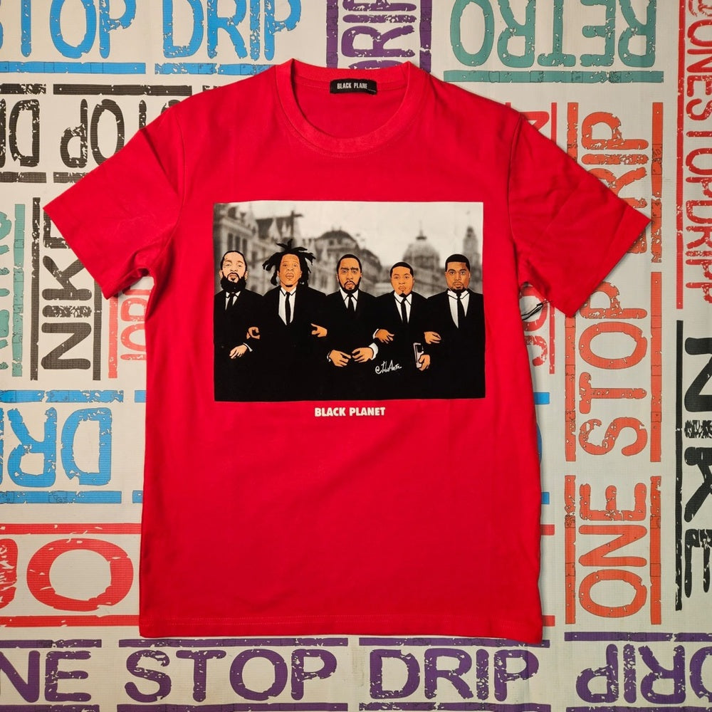 Black planet graphic tee sz various