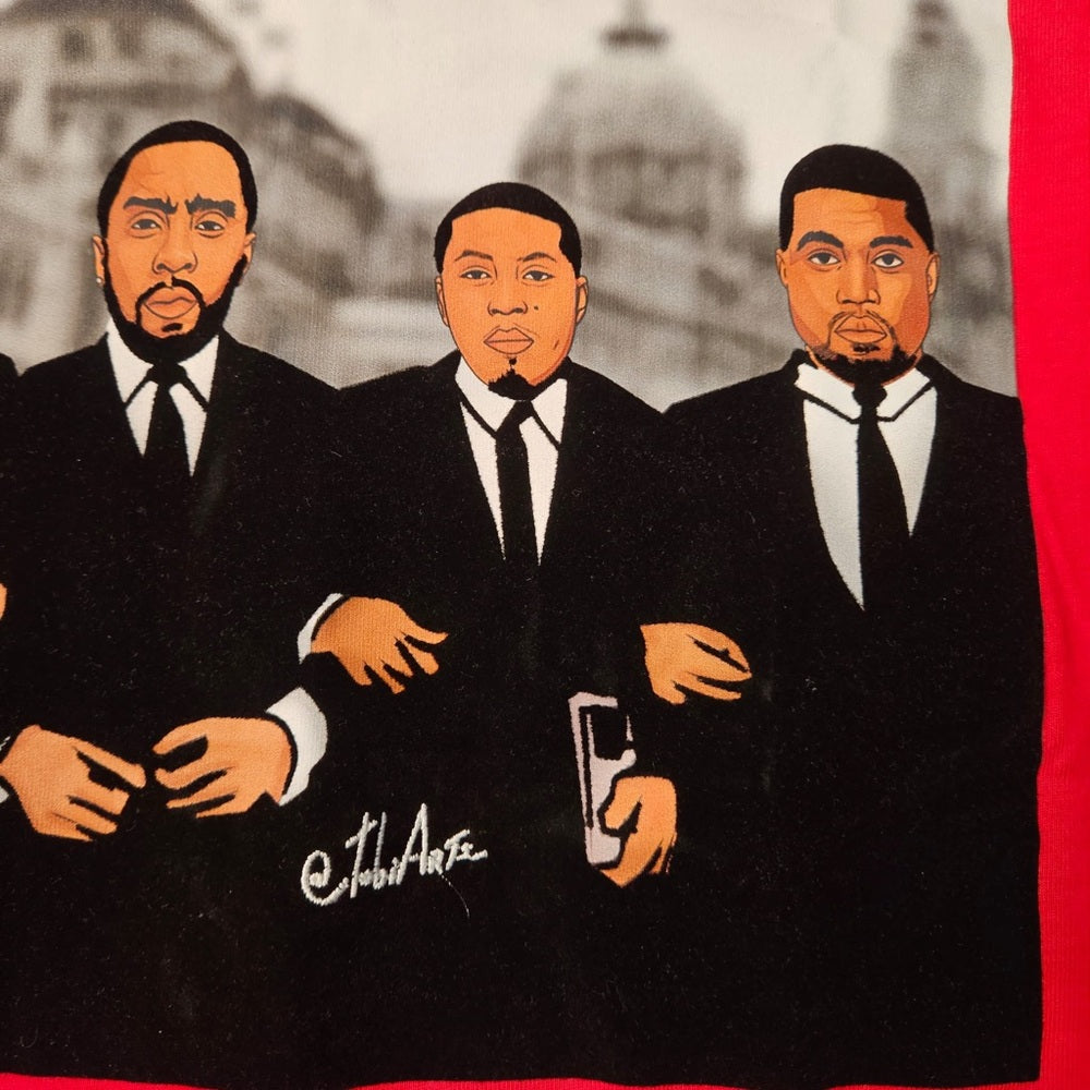 Black planet graphic tee sz various