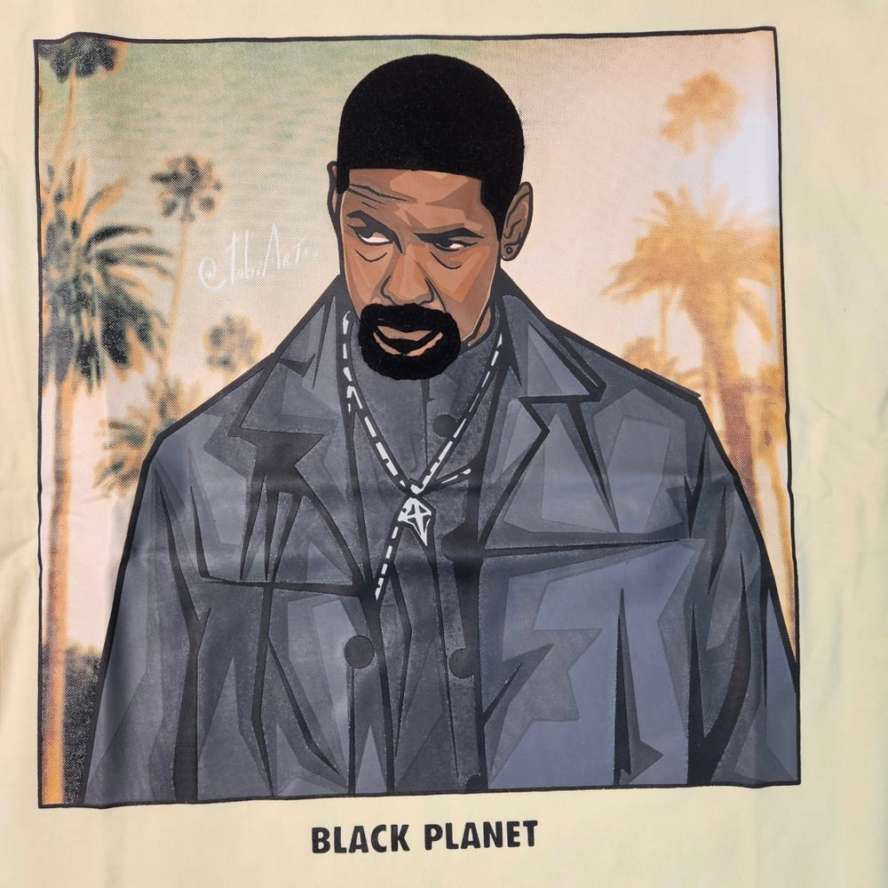 Denzel Washington puffed embroidered Sz various