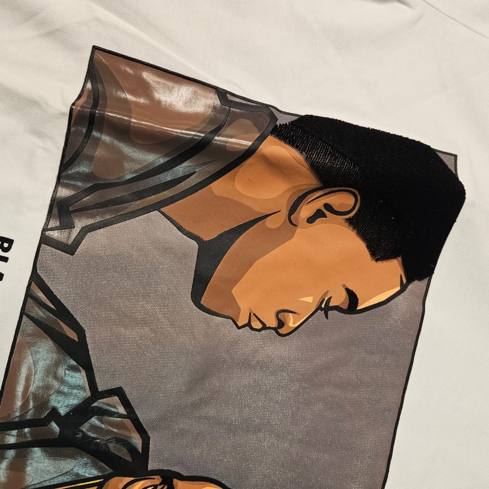 Juice Movie Puffed Embroidered tee sz various