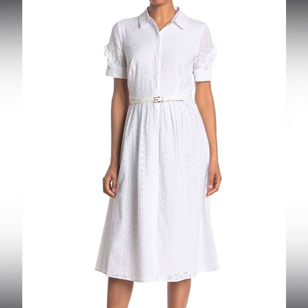 White Tommy Hilfiger women’s dress sz 10