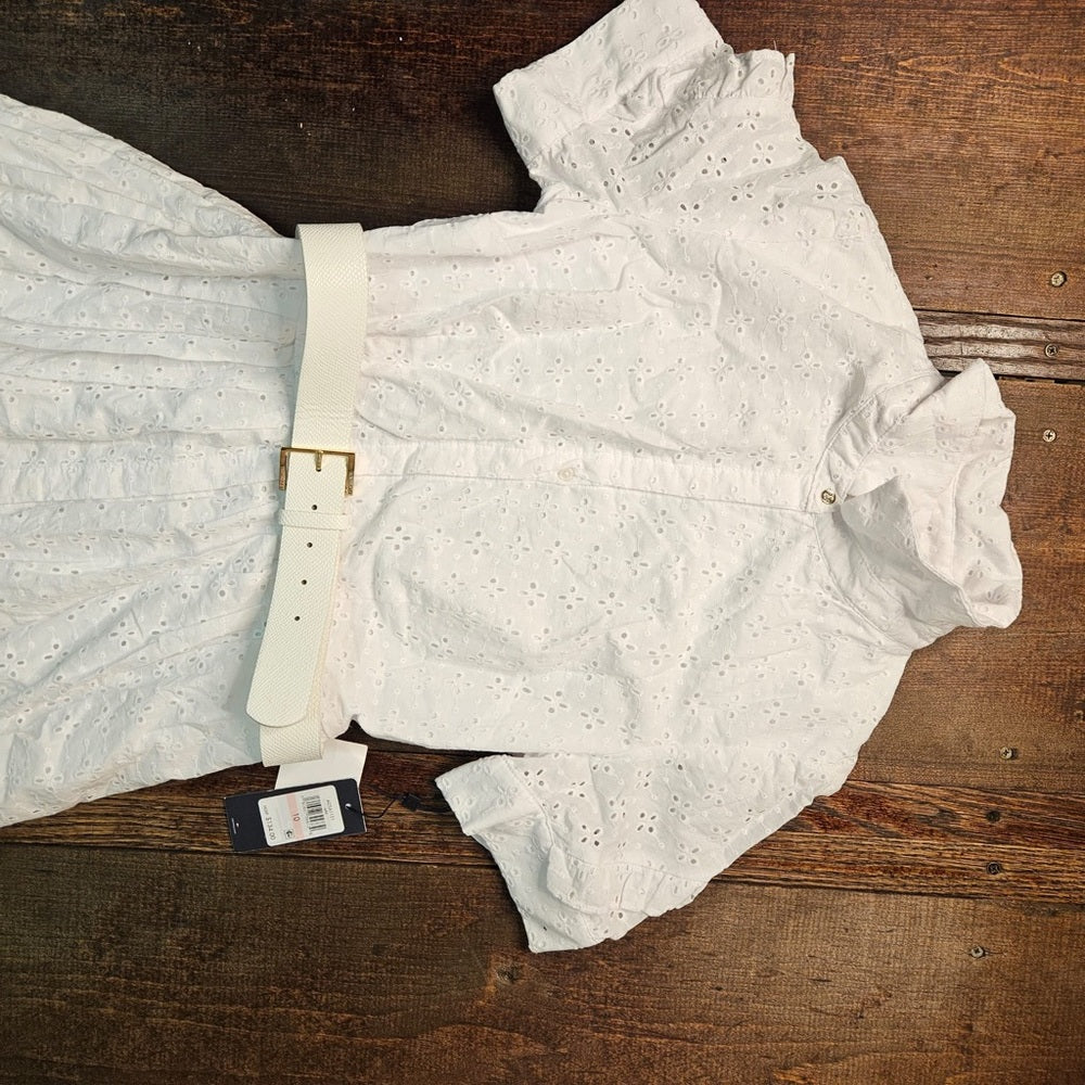 White Tommy Hilfiger women’s dress sz 10