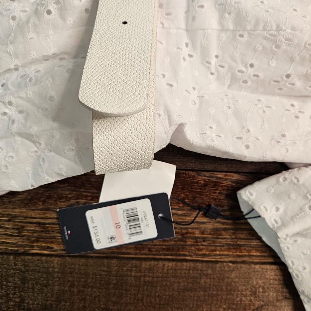 White Tommy Hilfiger women’s dress sz 10