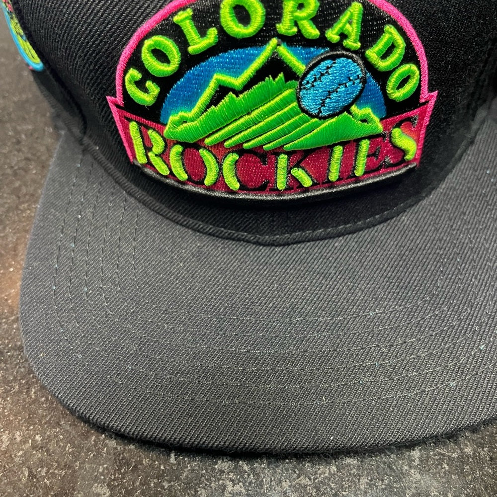 Colorado Rockies Pro Standard MLB BlackLight Snapback Hat