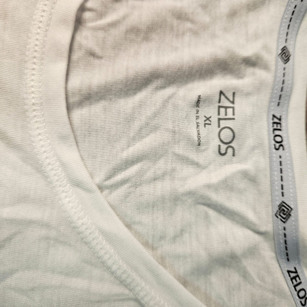 Hustle tank top white Sz various