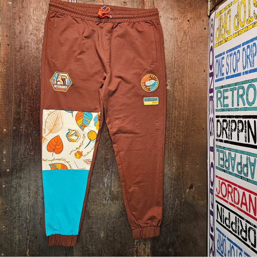 Blac Leaf Men's Leaf Printed Joggers sz 3xl