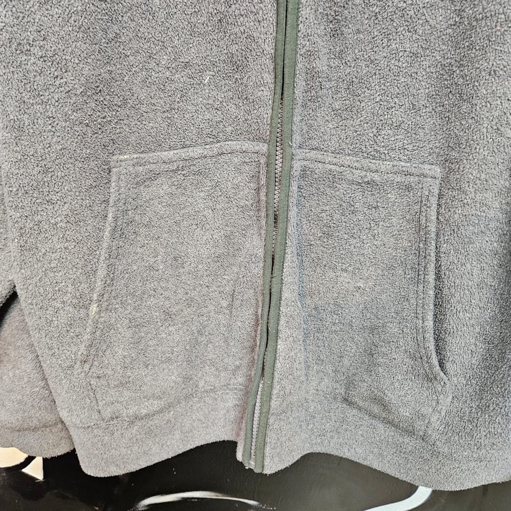 Warner Bros Looney Tunes Fleece Jacket Men’s Sz XL Gray Full Zip