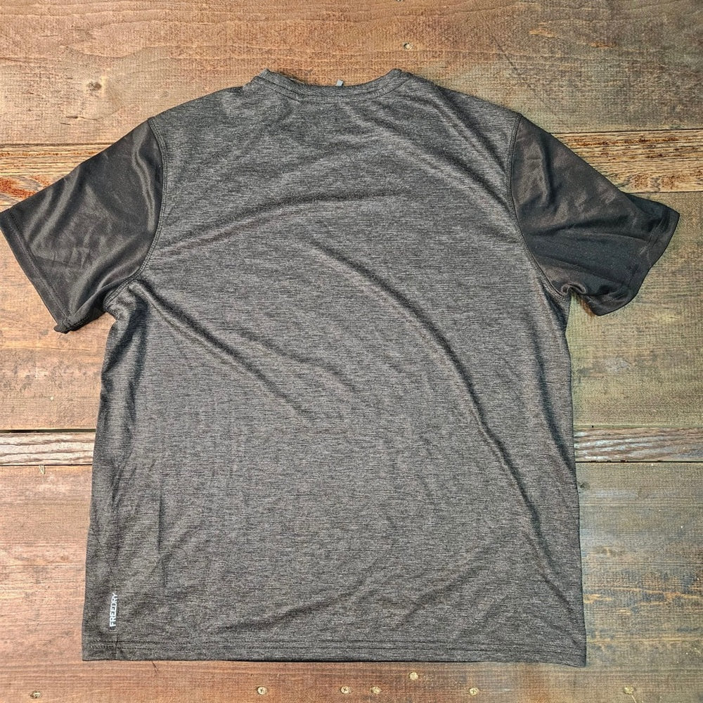 Eddie Bauer Men’s Knit Active Tee Size XL Color Black/Gray