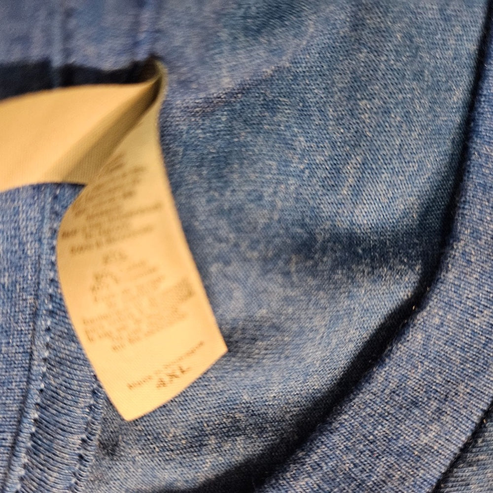 Sz 4 xl stickmen graphic tee blue