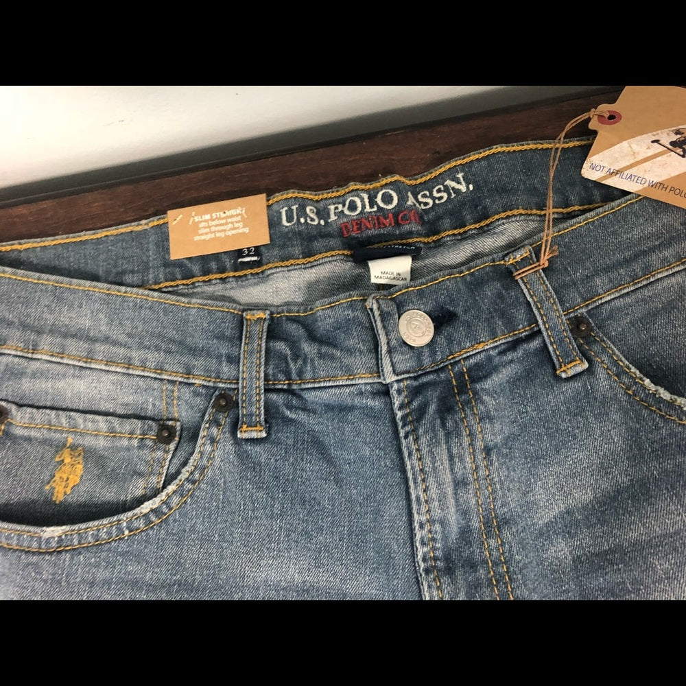 - Polo Assassin Denim Jeans Sz 32x32